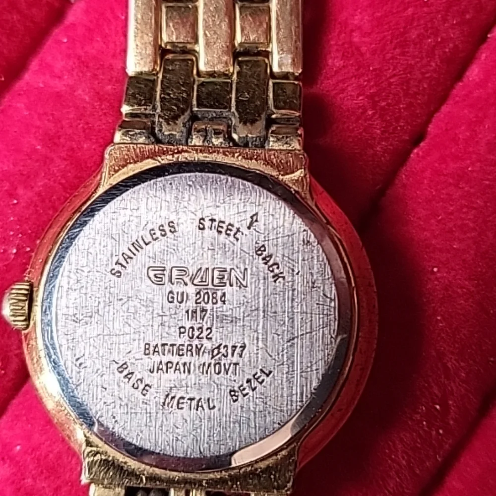 Gruen Gold and‎ Black Watch